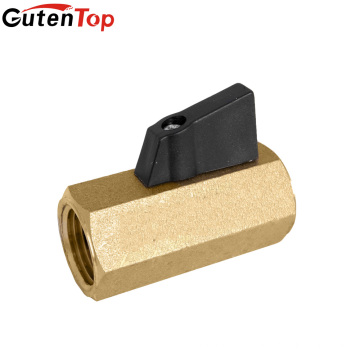 Gutentop Black Handle 3/8 x 3/8 Rosca hembra o macho NPT Nique o latón Mini Ball Valves